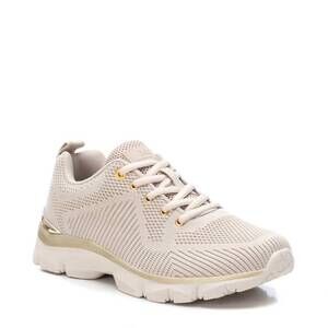 NEW XTI women's lace-up sneakers in beige